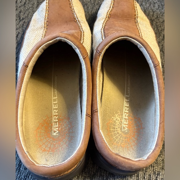 MERRELL WORLD ACCESS HEMP BROWN / NATURAL MEN'S MULES SLIP ON CLOGS SHOES SZ 8 - Picture 7 of 13